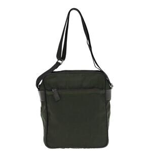 PRADA Shoulder Bag Nylon Khaki